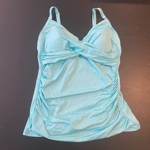 Calvin Klein oceanic blue swim top brand new M